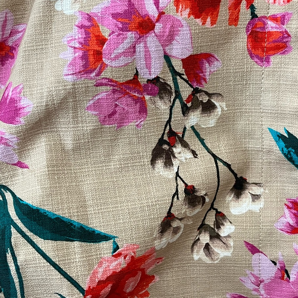 Lands End Garden Floral Coat Plus Size Jacket Fairy Cottagecore Whimsical 26W - Picture 9 of 10